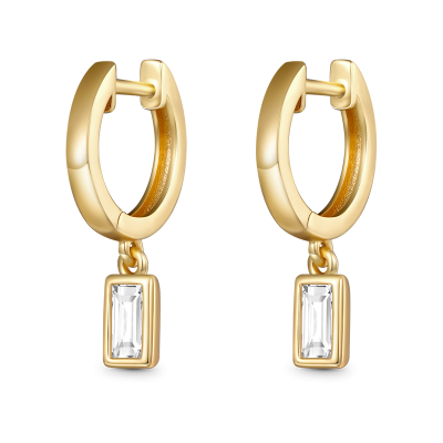 Square Drop Earrings