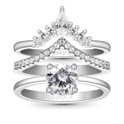 Round-cut Stackable Ring