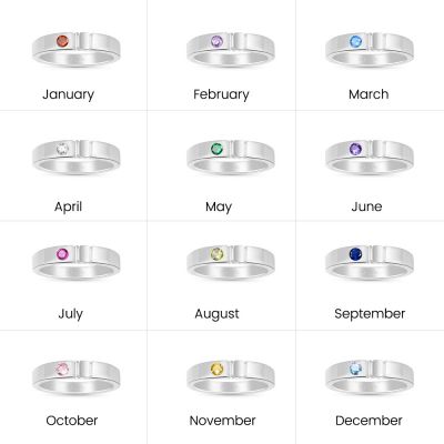 Single Birthstone Ring