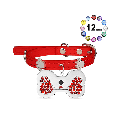 Dog Bone Pet Tag & Collar Anti-Lost