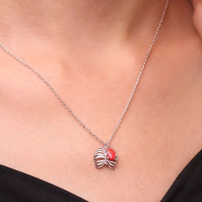 Skull Heart Necklace