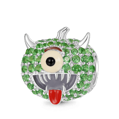 One-Eyed Monster Pumpkin Charm