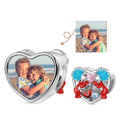 Thing 1 & Thing 2 Photo Charm
