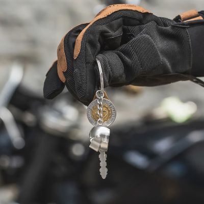 Engravable Helmet Keychain