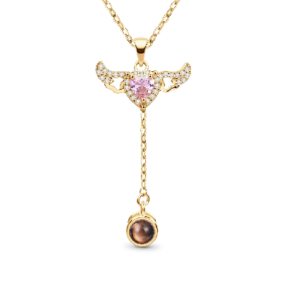 Projection Angel Wings Necklace