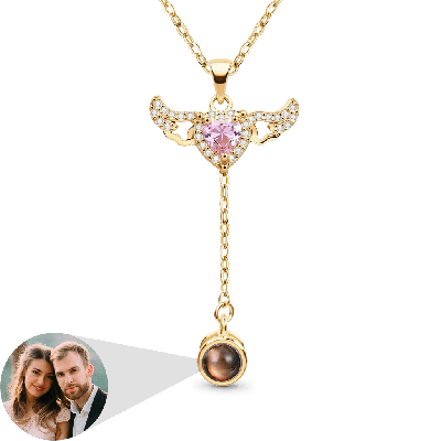 Projection Angel Wings Necklace