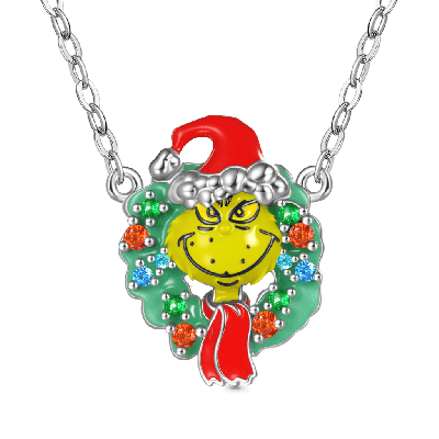 Grinch Pendant Necklace