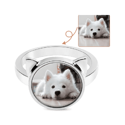 Pet Lover Photo Ring