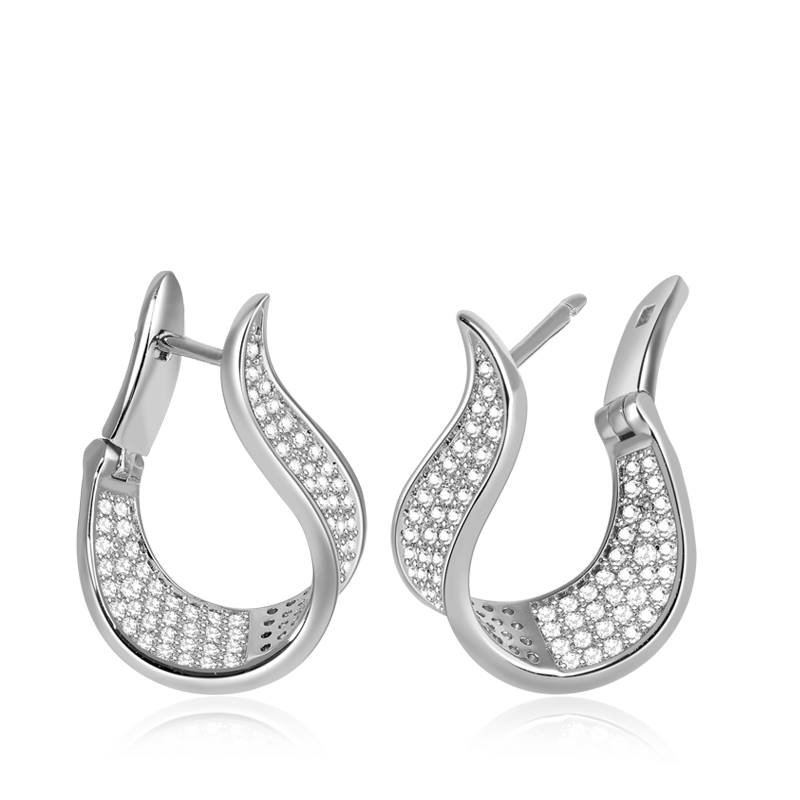 Hoop Stud Earrings