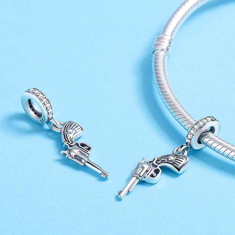 Revolver Gun Pendant
