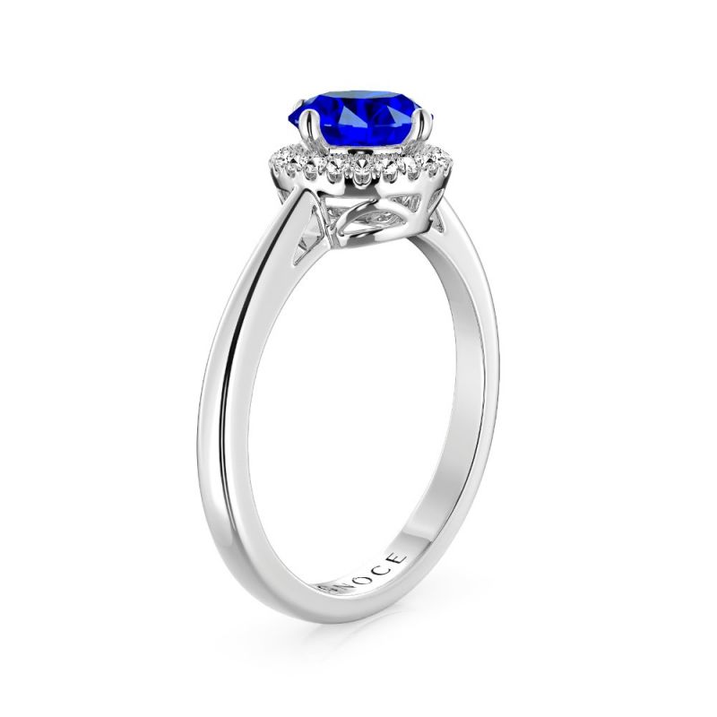 Royal Blue Round-Cut Ring