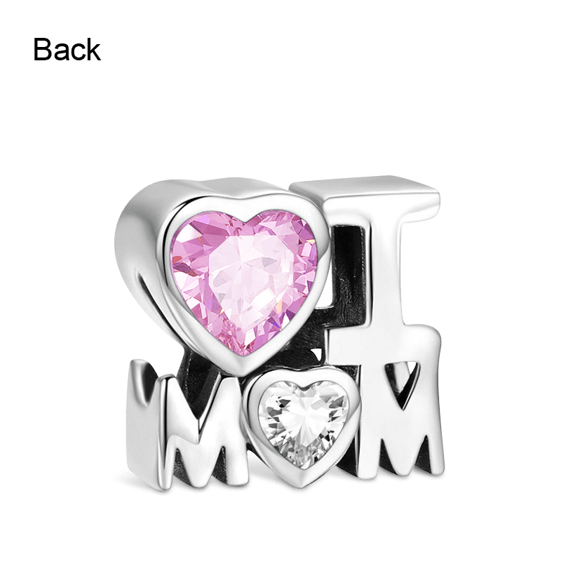 I Love Mom Charm
