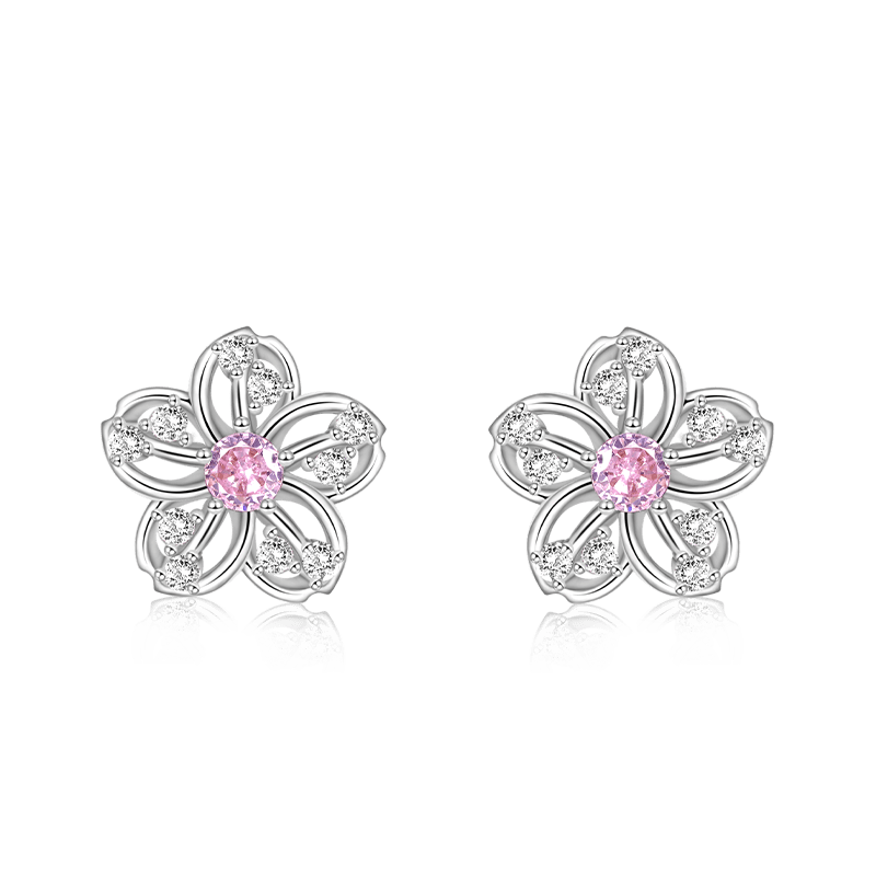 Cherry Blossoms Stud Earrings