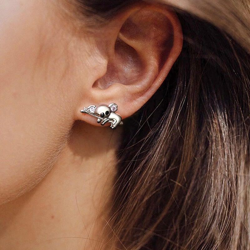 Koala Bear Stud Earrings