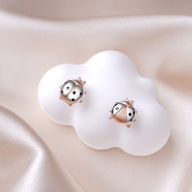 Ladybug Stud Earrings