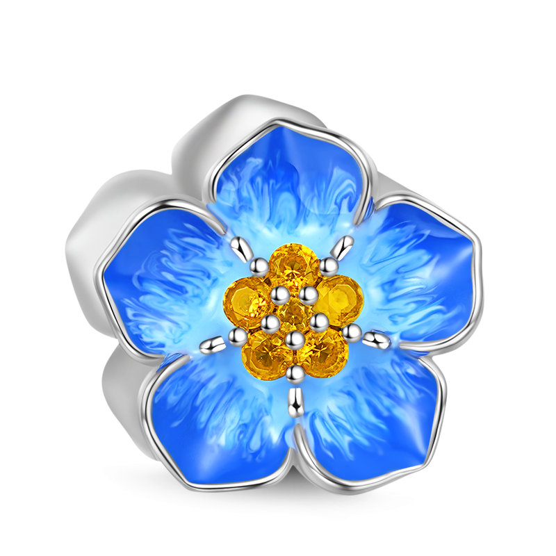 Blue Blossoms Charm