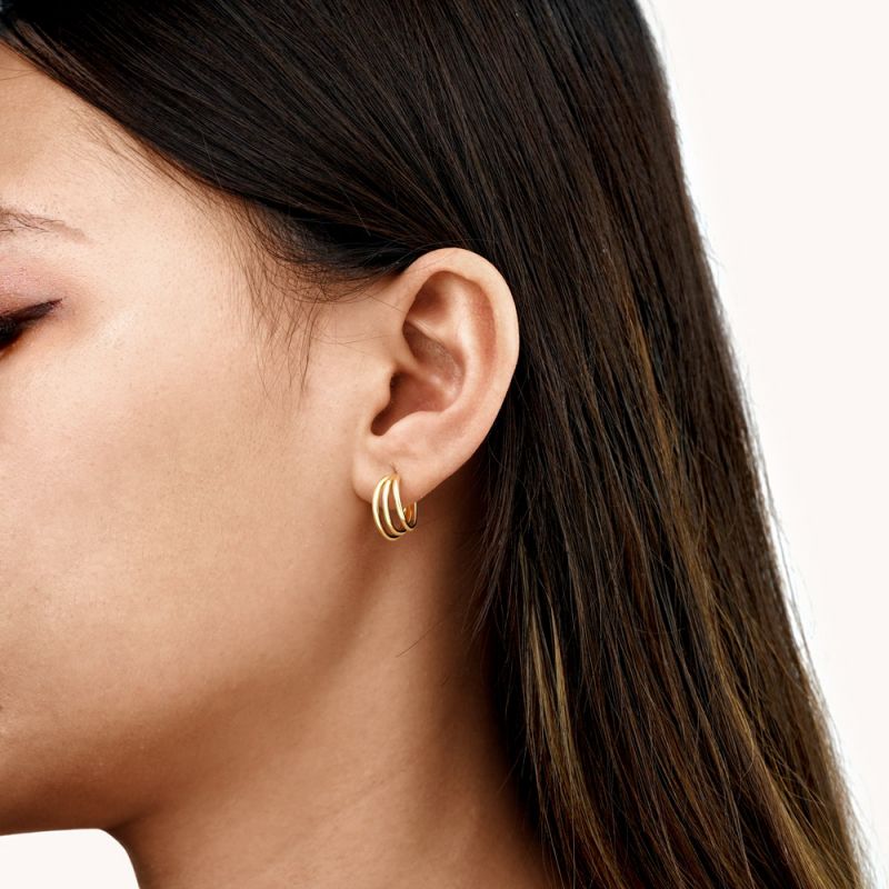 Echo Hoops Earrings