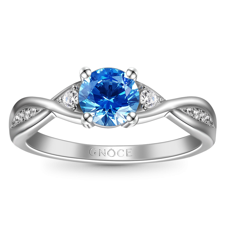 Round-cut Promise Ring