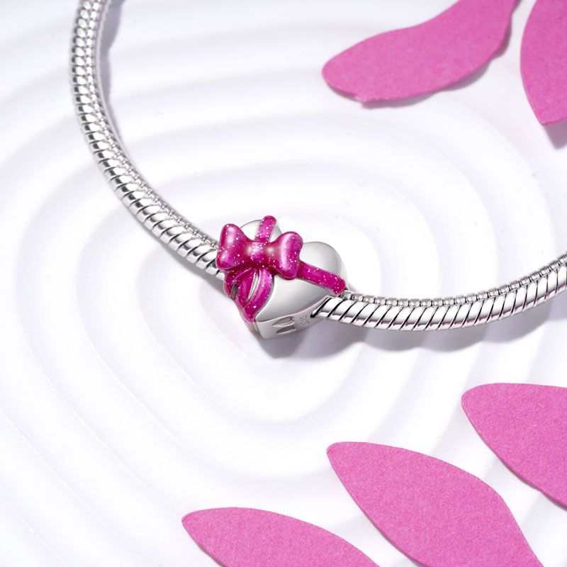 Heart Birthday Gift Box Charm