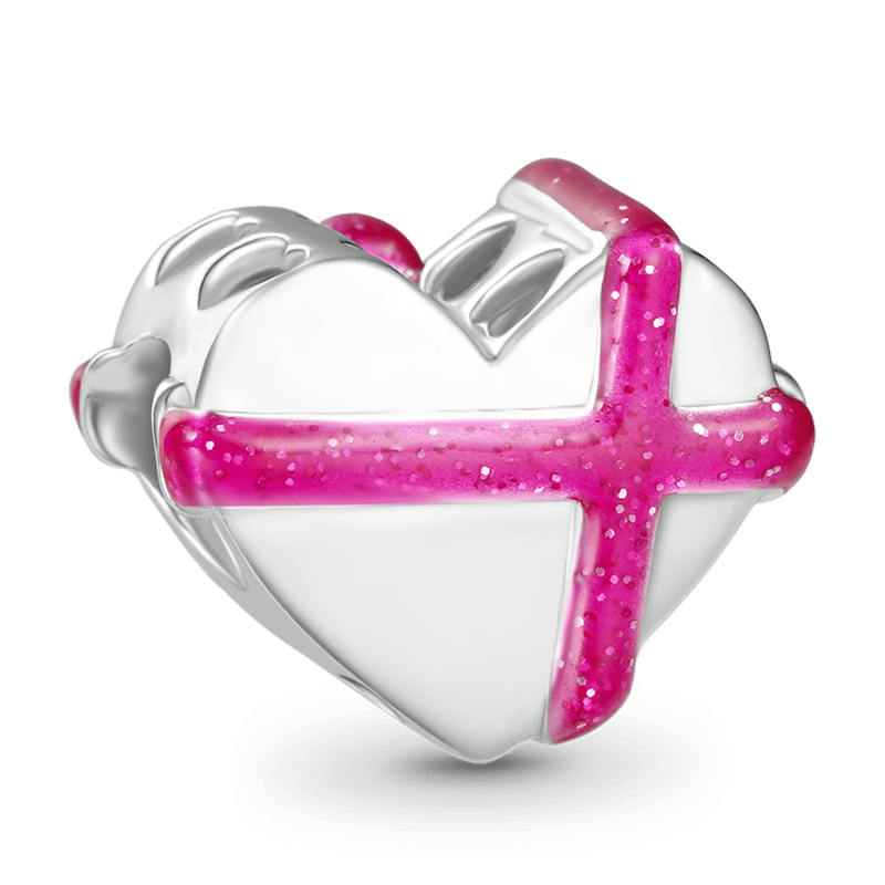Heart Birthday Gift Box Charm