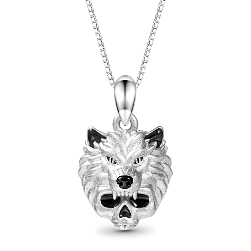 Wolf Skull Necklace
