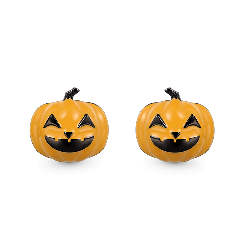 Pumpkin Stud Earrings