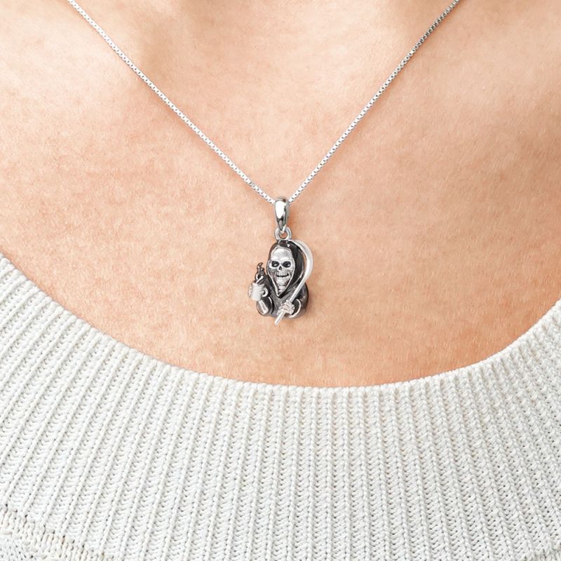 Death Skeleton Necklace