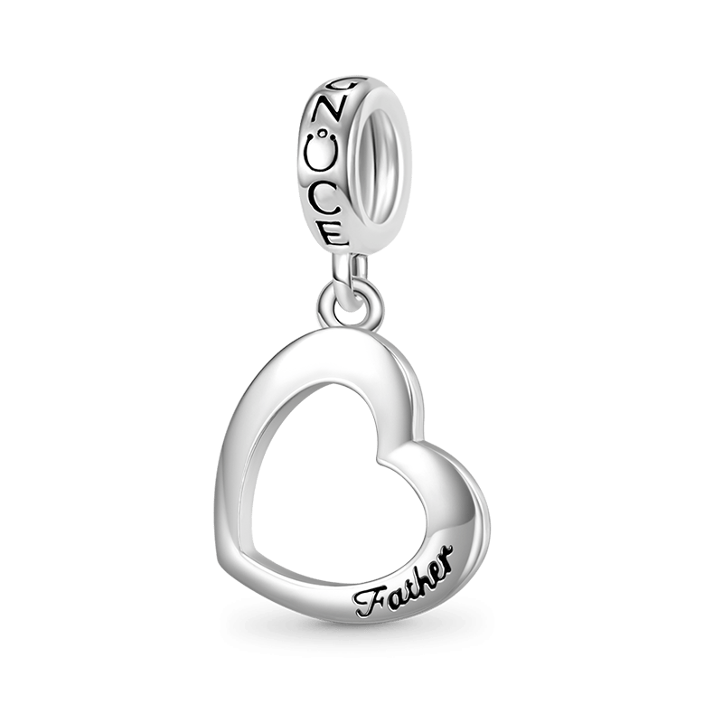 Father&Daughter Heart Pendant