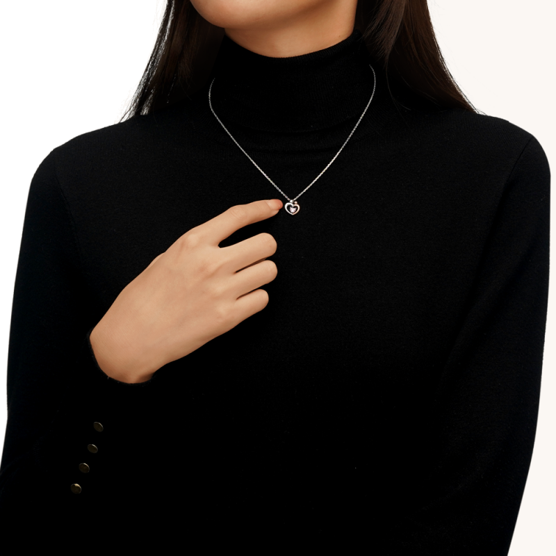 Hugging Birthstone Necklace