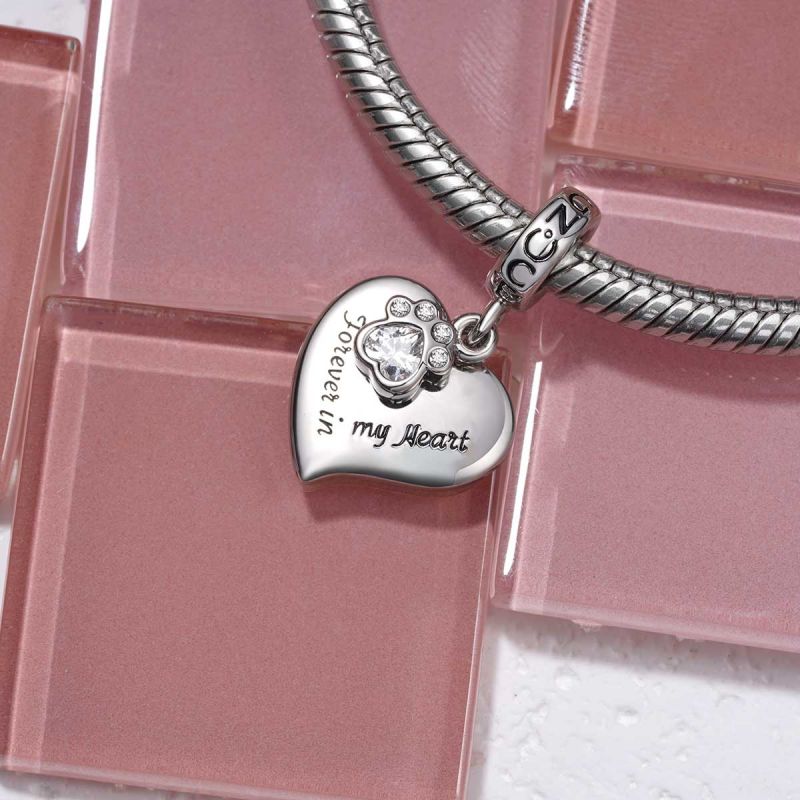 Dog Paw Love Pendant