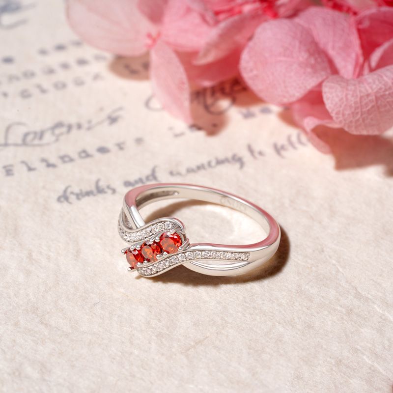 Birthstone Diamond Ring