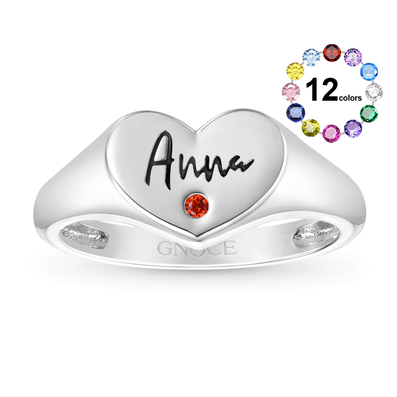 Heart Signet Ring