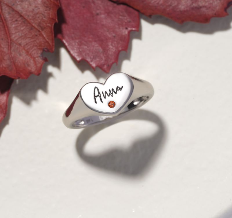 Heart Signet Ring