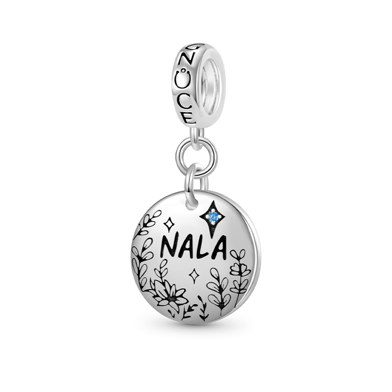 Flowers Disk Pendant