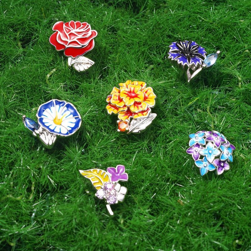 Cornflower Stud Earrings
