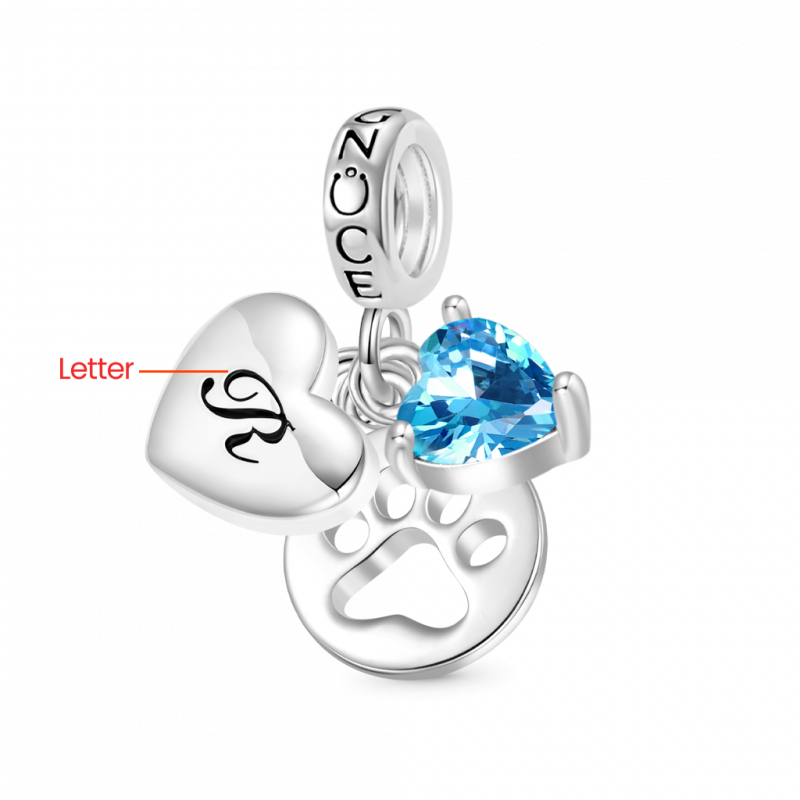 Pet Love Birthstone Pendant