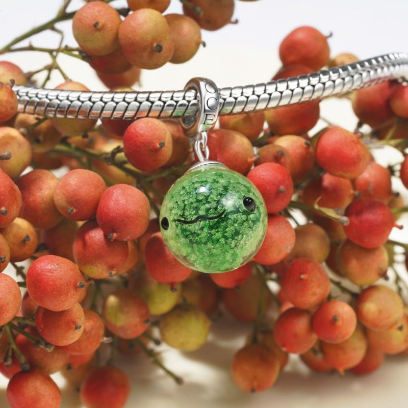 Green Seaweed Ball Pendant
