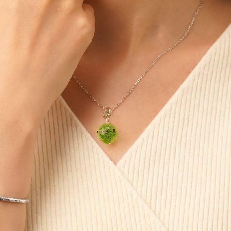 Green Seaweed Ball Pendant