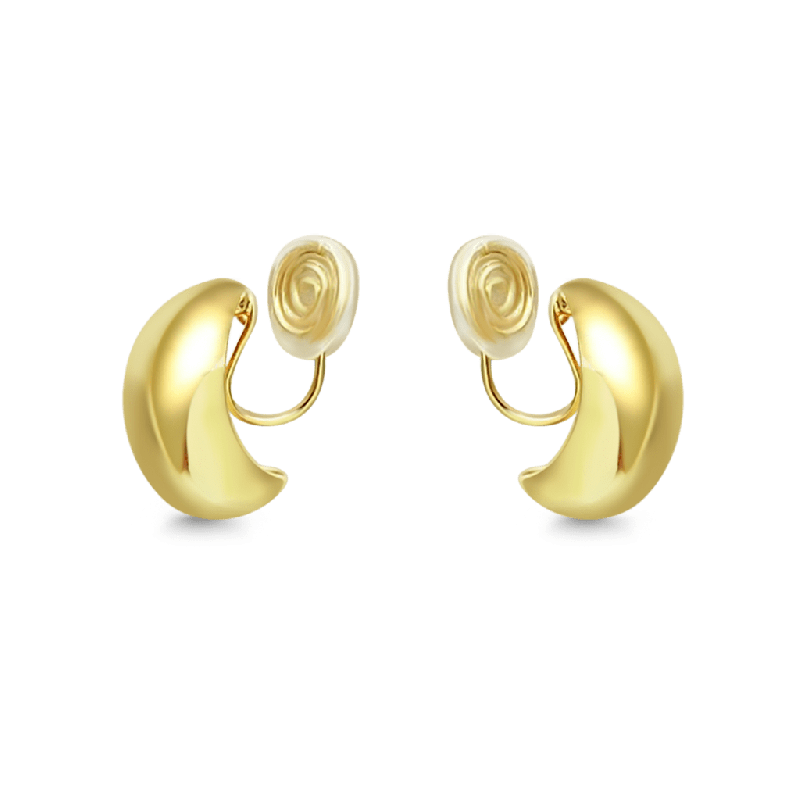 Huggie Water Drop Ear Clips