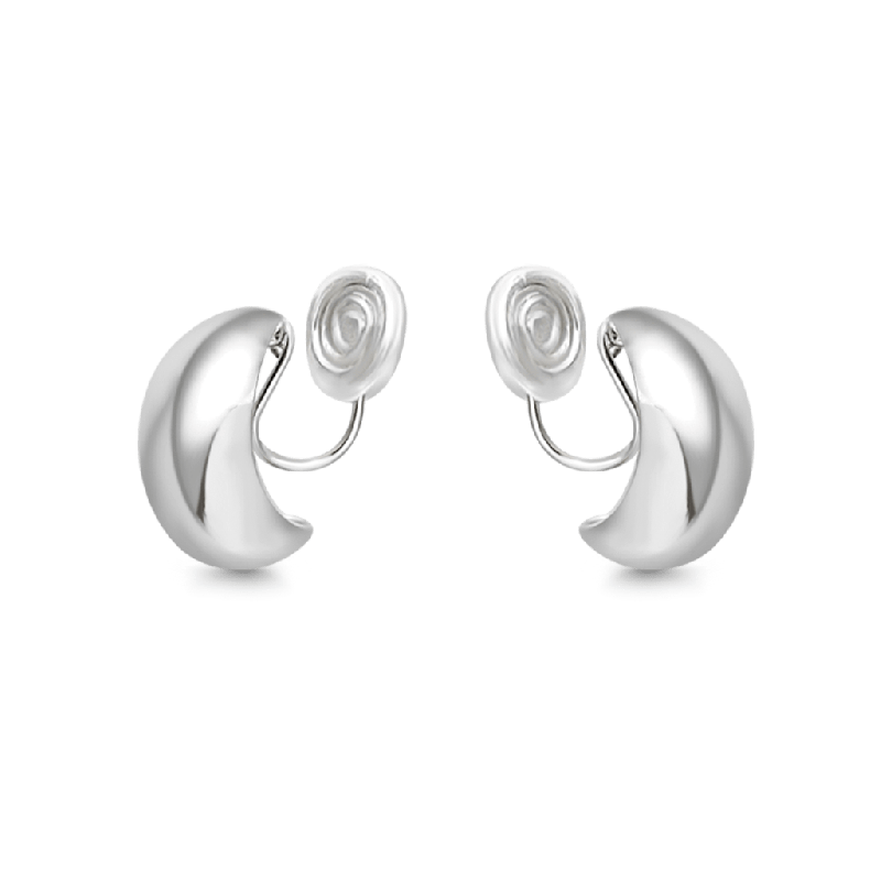 Huggie Water Drop Ear Clips