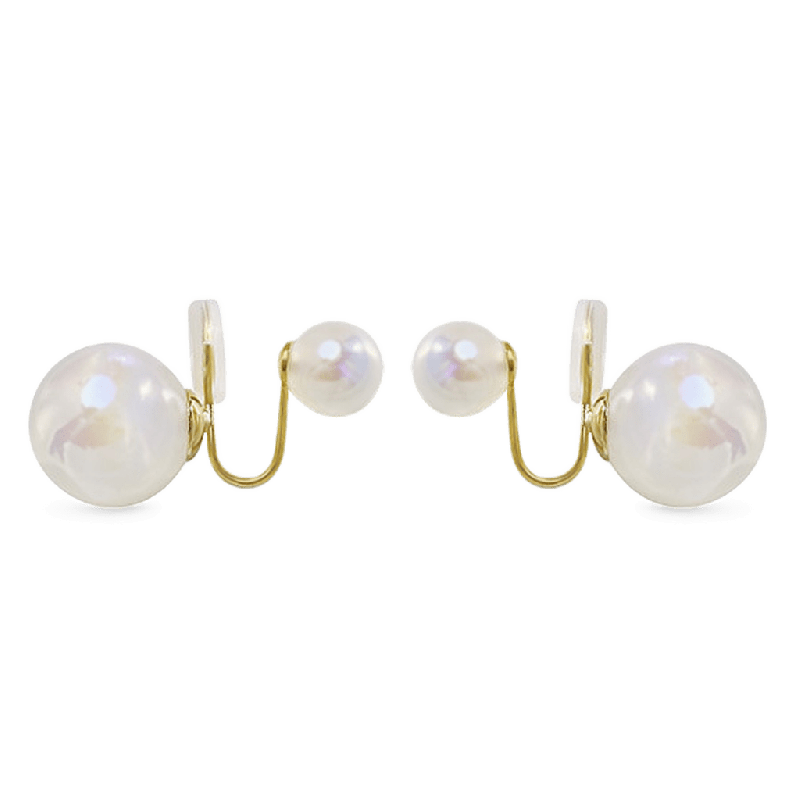 Mermaid Imitation Pearl Ear Clips