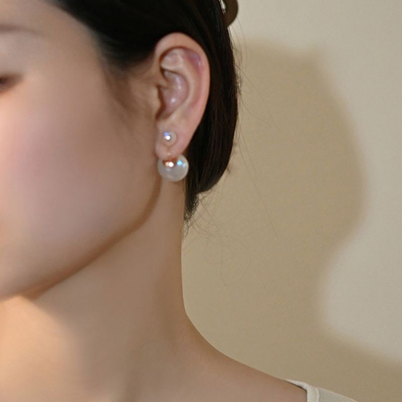 Mermaid Imitation Pearl Ear Clips
