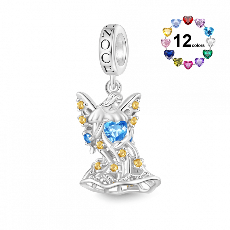 Fairy Queen Titania Birthstone Pendant
