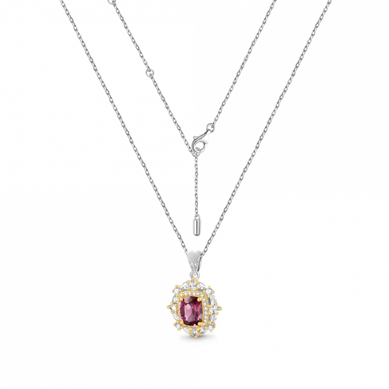 Natural Red Garnet Necklace