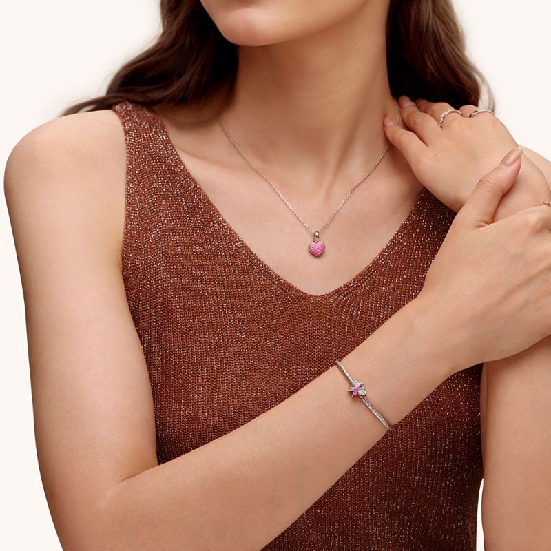 Ribbon Angel Memorial Charm