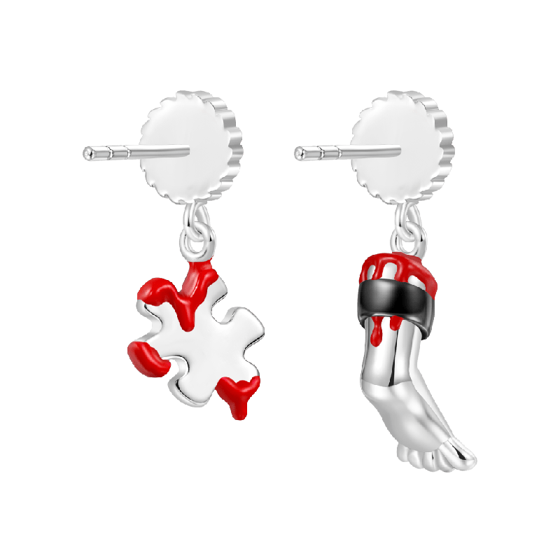 Bloody SAW Stud Earrings
