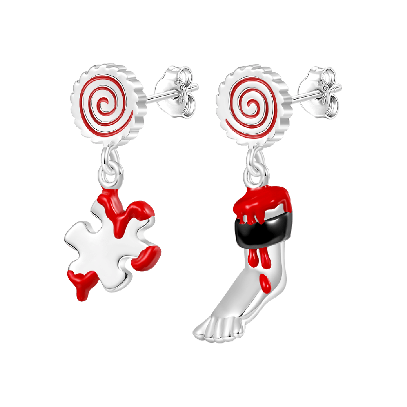 Bloody SAW Stud Earrings
