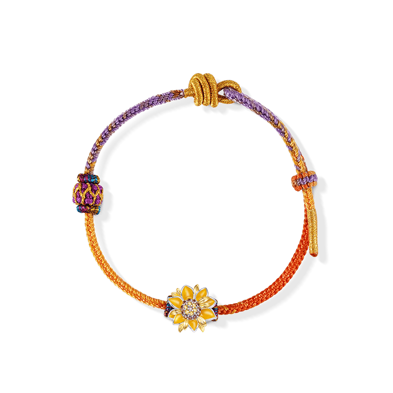 Red Bracelet with Charm
