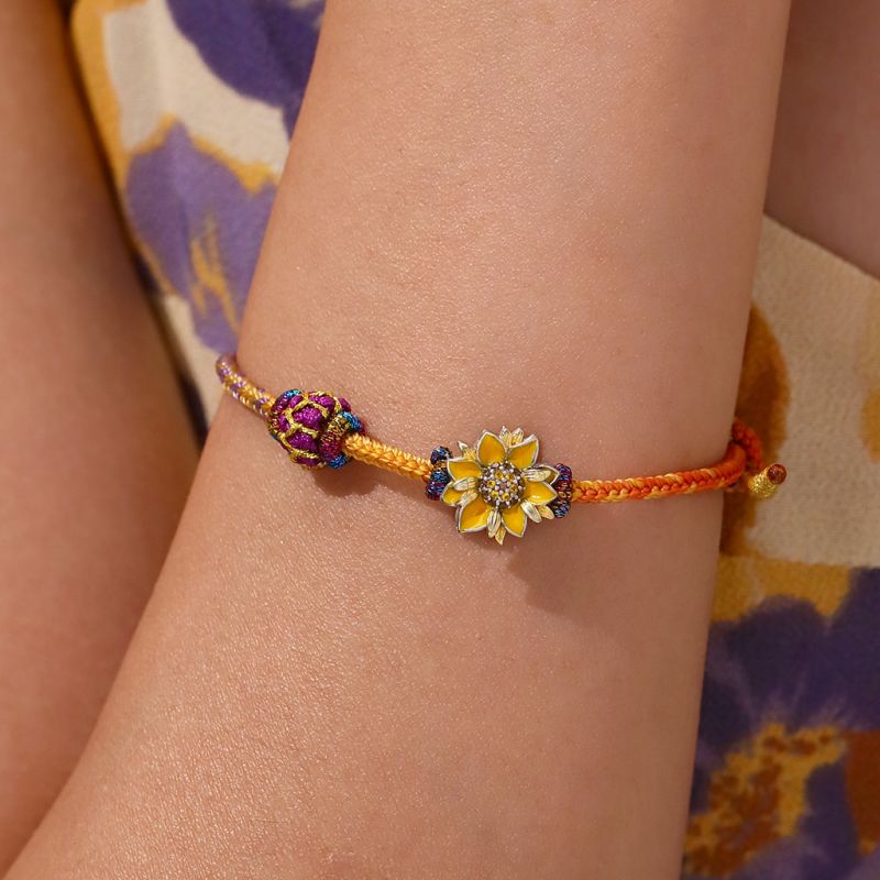 Red Bracelet with Charm