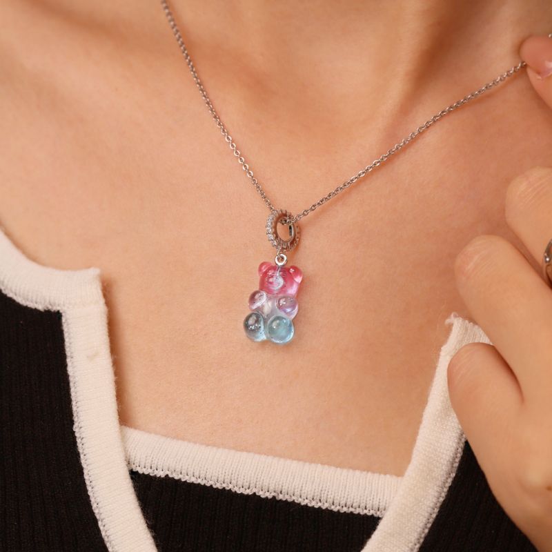 Gummy Bear CZ Pave Pendant